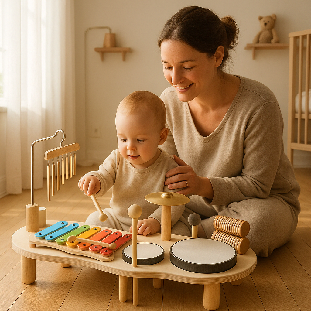 Interactive Baby Music Set - Engaging Musical Toys for Early Development with Portable Design and Bright Colors 2