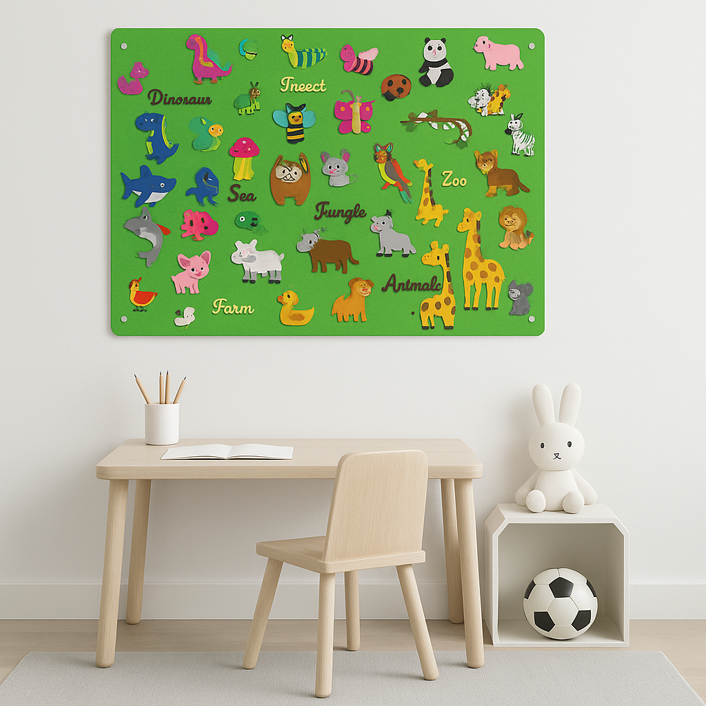 Interactive Felt Board for Kids - Educational Playset for Storytelling and Creative Learning, Portable and Durable Design 5
