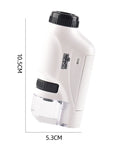 Kids Pocket Microscope with LED Light – Portable 120x Magnification Educational Tool for Nature Exploration 5
