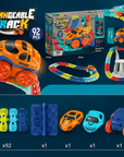 Kids Race Track Car Set with Flexible Loop Stunts – Interactive Racing Game for Ages 3+, Anti-Roll Stunt Cars, Customizable Track 1