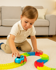 Kids Race Track Car Set with Flexible Loop Stunts – Interactive Racing Game for Ages 3+, Anti-Roll Stunt Cars, Customizable Track 7