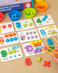 Montessori Number Learning Game – Wooden Educational Toy for Developing Fine Motor Skills in 4-6 Year Olds 1