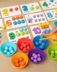 Montessori Number Learning Game – Wooden Educational Toy for Developing Fine Motor Skills in 4-6 Year Olds 2