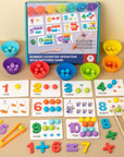 Montessori Number Learning Game – Wooden Educational Toy for Developing Fine Motor Skills in 4-6 Year Olds 3