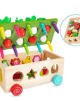 Montessori Wooden Learning Garden Toy – Educational Toy for Baby Development and Fine Motor Skills, Ages 1 and Up 2