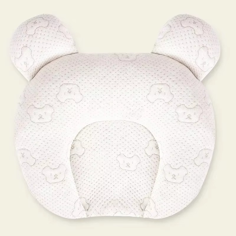 Newborn Baby Head Shaping Pillow – Ergonomic, Hypoallergenic Cotton, 9 x 7.5 Inches, Breathable for Safe and Comfortable Sleep 6