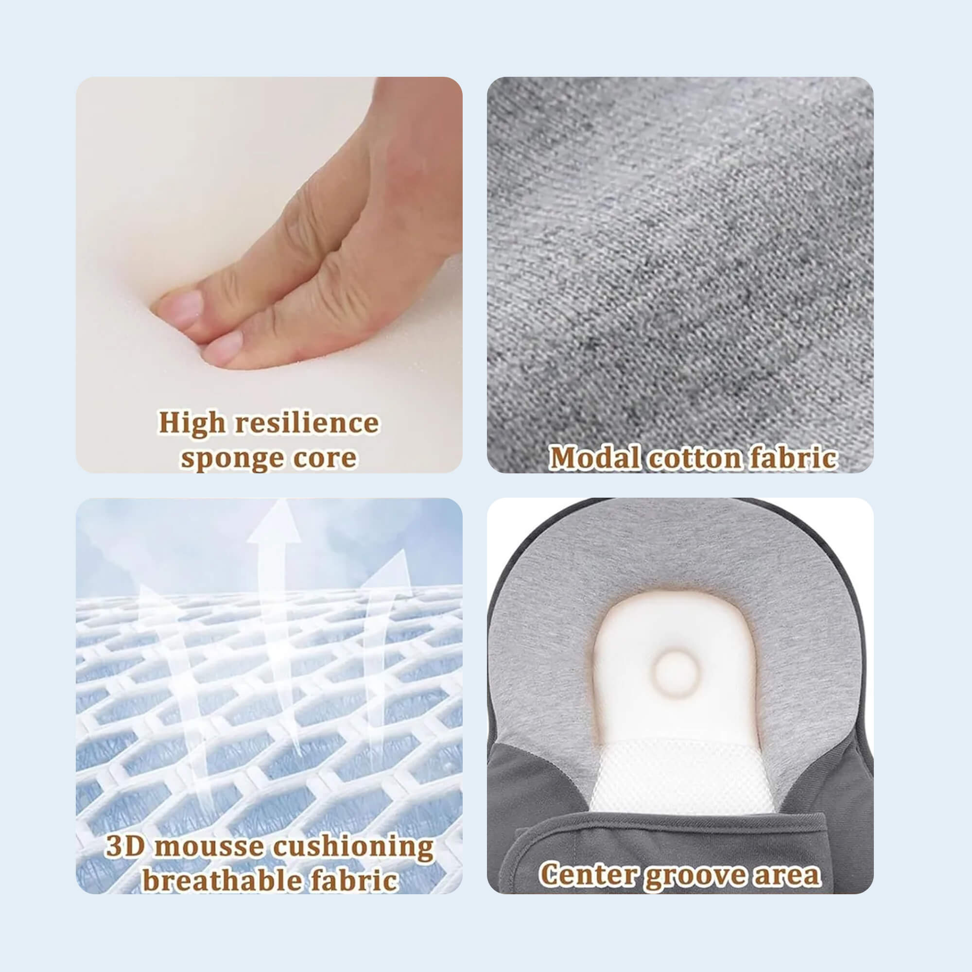 Newborn Reflux Pillow Bed with 15° Incline – Portable Infant Nest for Colic Relief and Comfortable Sleep 6