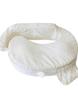 Organic Nursing Pillow with Adjustable Straps and Back Support for Comfortable Breastfeeding – Best Feeding Pillow for Moms 0