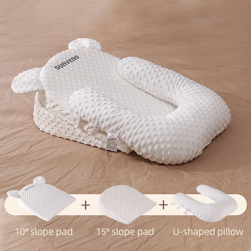 Portable Baby Nursing Pillow with Ergonomic Slope Design for Comfortable Breastfeeding and Reduced Spitting – Easy to Clean 6