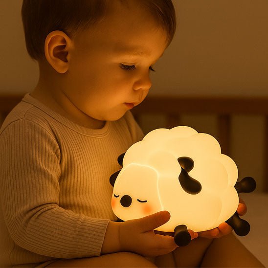 Portable Sheep Night Light – Soft LED Glow, Adjustable Brightness, USB Rechargeable, Child-Safe Design for Peaceful Sleep 0