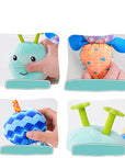 Sensory Plush Caterpillar Toy with Rattle and Music – Engaging Development Tool for Infants, Soft and Safe Material 3