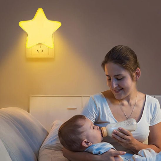 Star-Shaped Baby Nightlight with Soft Glow – Energy Efficient LED Nursery Light for Peaceful Sleep 5
