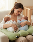 Twin Nursing Pillow for Breastfeeding and Bottle Feeding - Ergonomic Cotton Support for Comfort and Convenience 8