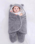 Ultra-Soft Newborn Sleeping Bag in Hypoallergenic Cotton and Fleece – Cozy Sleep Sack for Baby, Stroller and Nursery Use 2