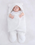Ultra-Soft Newborn Sleeping Bag in Hypoallergenic Cotton and Fleece – Cozy Sleep Sack for Baby, Stroller and Nursery Use 4