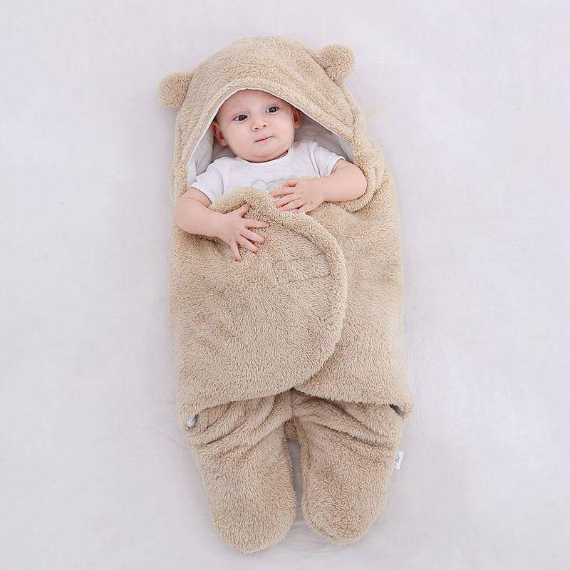 Ultra-Soft Newborn Sleeping Bag in Hypoallergenic Cotton and Fleece – Cozy Sleep Sack for Baby, Stroller and Nursery Use 6